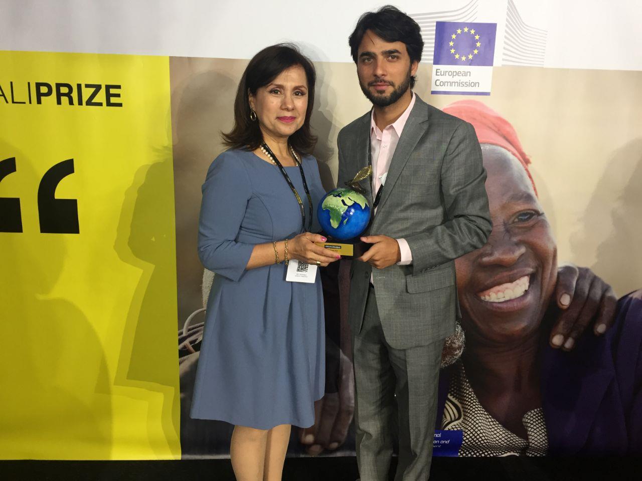 Kashmiri journalist wins Lorenzo Natali Media Prize